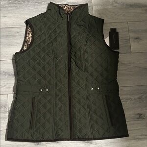 Weatherproof Olive Quilted Women's Vest